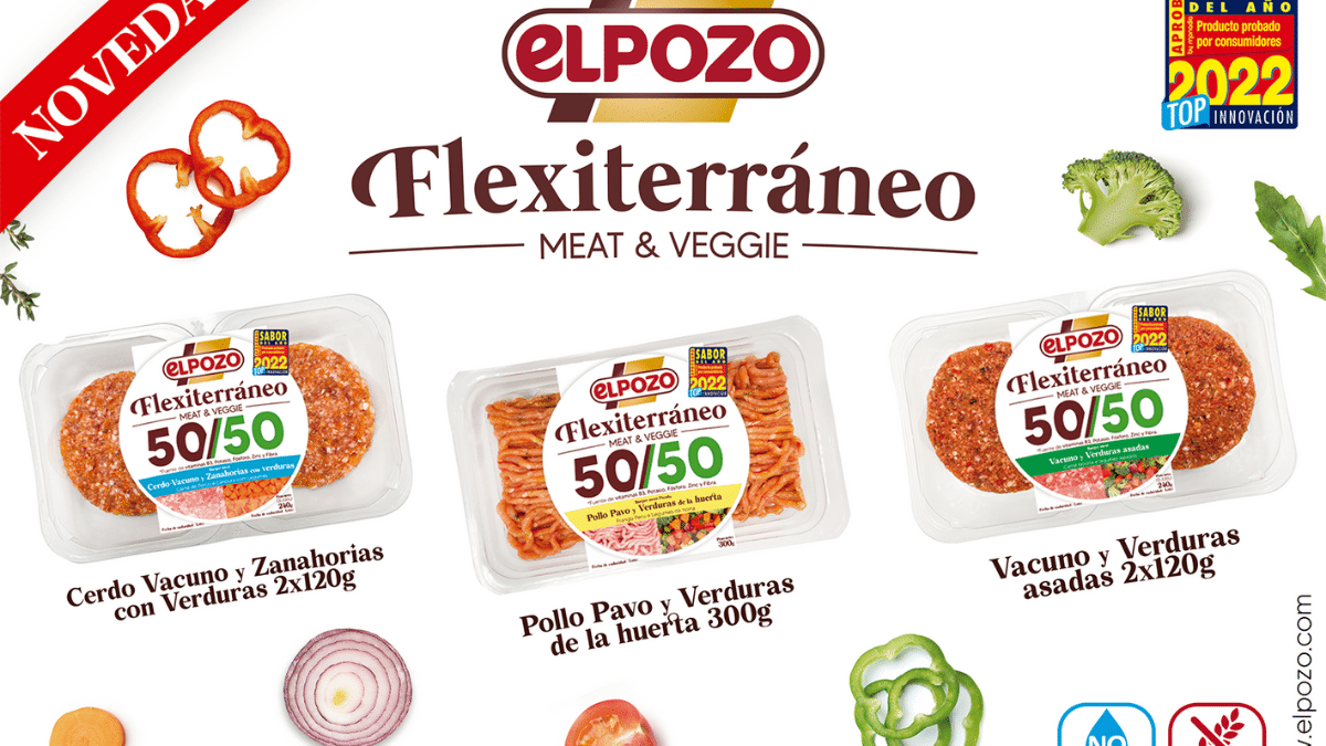 ElPozo Alimentación presenta Flexiterráneo, la primera marca de productos que une lo mejor de la carne y los vegetales