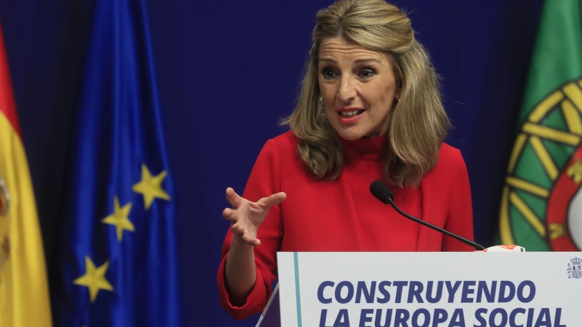 Yolanda Díaz, la ministra de Trabajo de la UE con más paro, quiere ‘reinventar’ el BCE