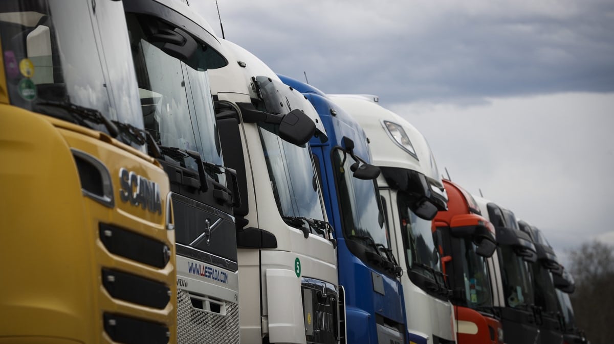 Escrache de los camioneros a Ribera, Maroto y Armengol
