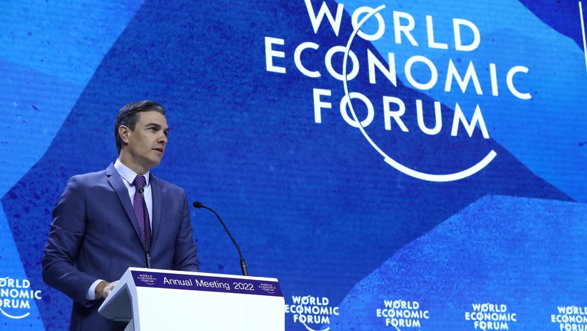 Pallete, en Davos con Sánchez, afirma que la economía española atraviesa un momento de recuperación y rebote