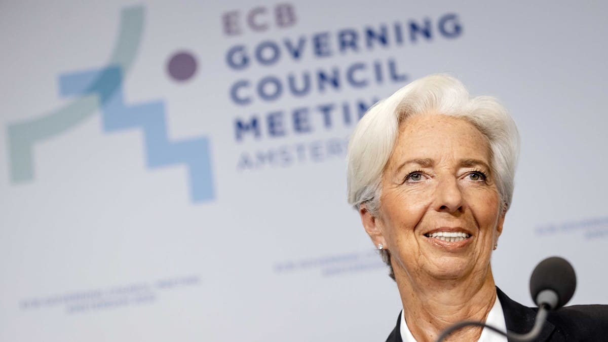Coronavirus, guerra, inflación y tipos de interés en alza, tres años de Lagarde en el BCE
