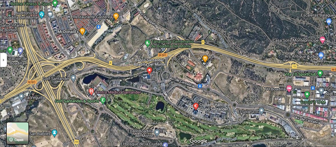 Boadilla del Monte saca a la venta una parcela de más de 1.600 metros cuadrados de uso comercial en el parque empresarial Prado del Espino 