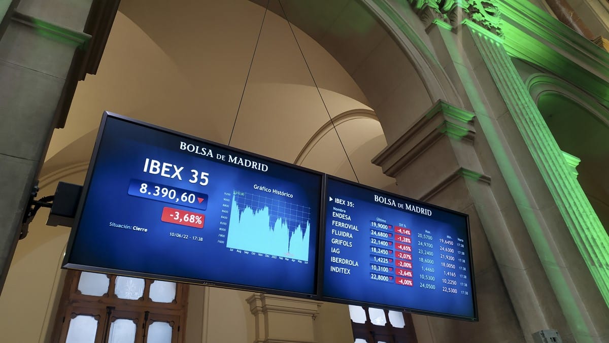 El IBEX 35 en la semana, entre el 13% de caída del BBVA y la subida del 3,8% de Inditex
