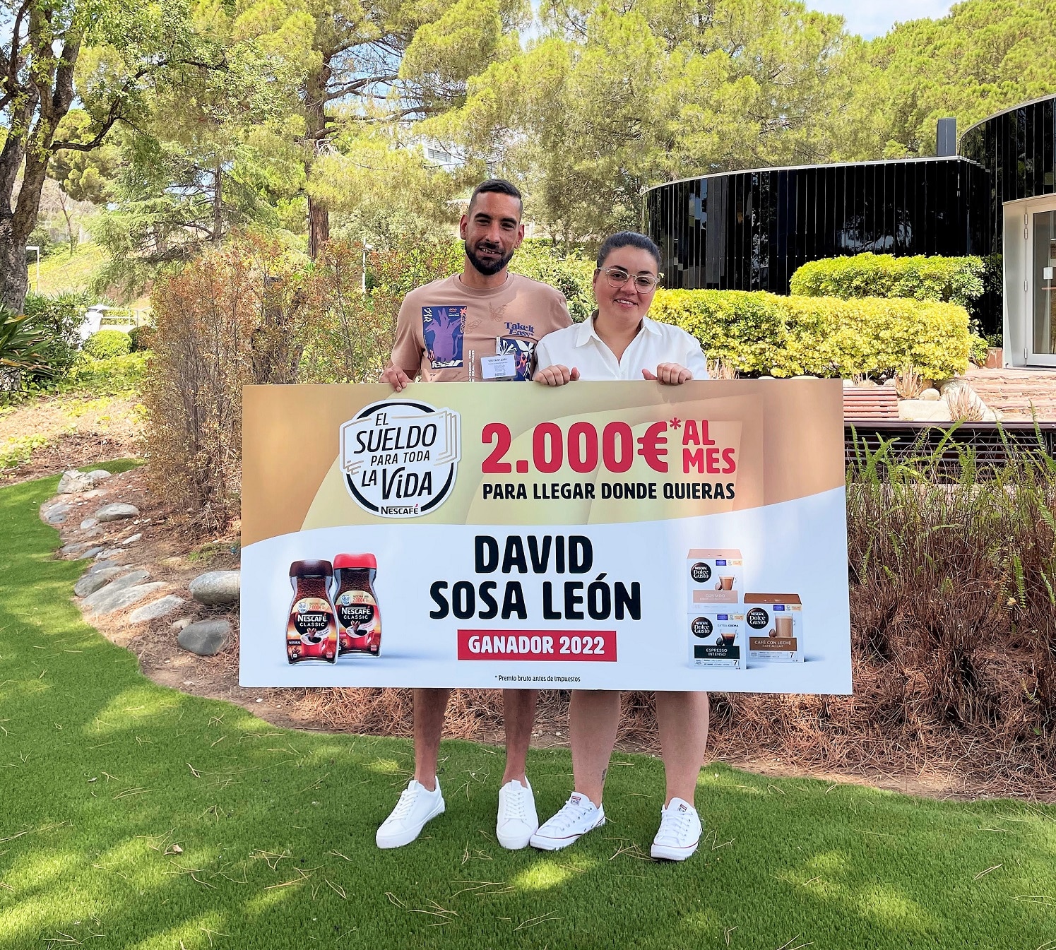 Tenerife, agraciada con el “Sueldo para toda la vida” de NESCAFÉ