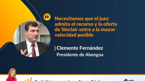 Clemente Fernández, presidente Abengoa:»Es fundamental que la justicia actúe con rápidez para salvar el mayor número de filiales y trabajadores»