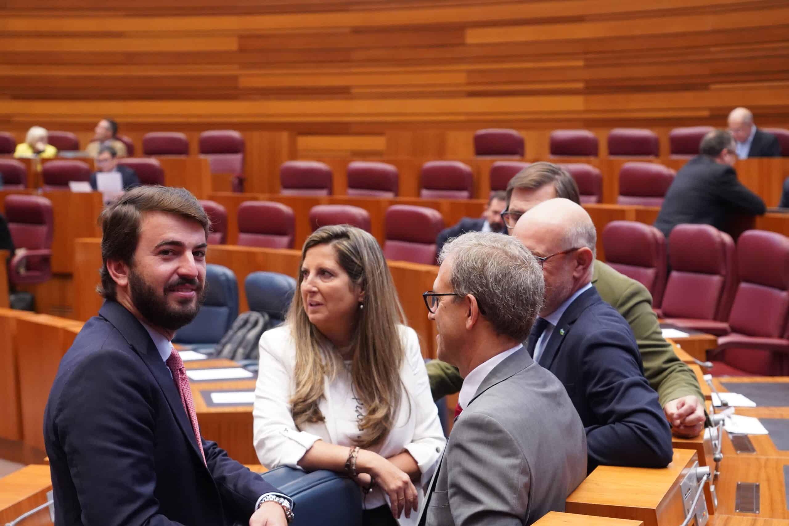 García-Gallardo reivindica el derecho de Vox a estar en las Cortes frente a los insultos de la oposición