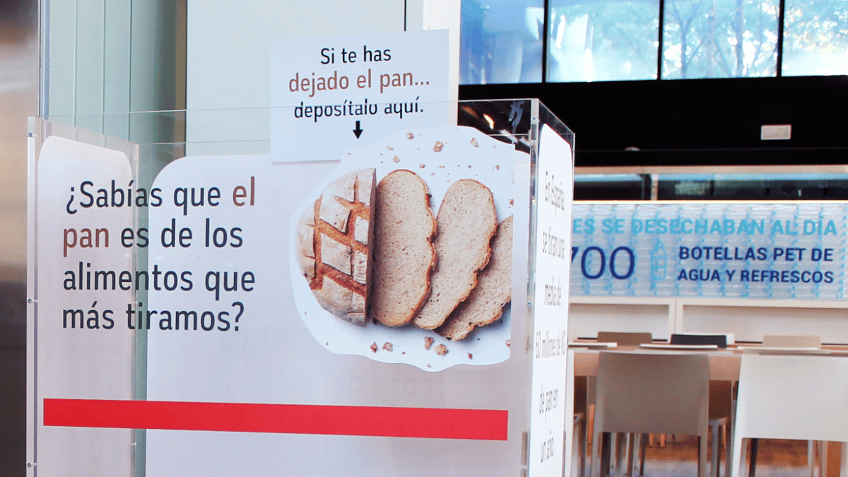 Sodexo Iberia recoge el pan desperdiciado para concienciar sobre los residuos alimentarios