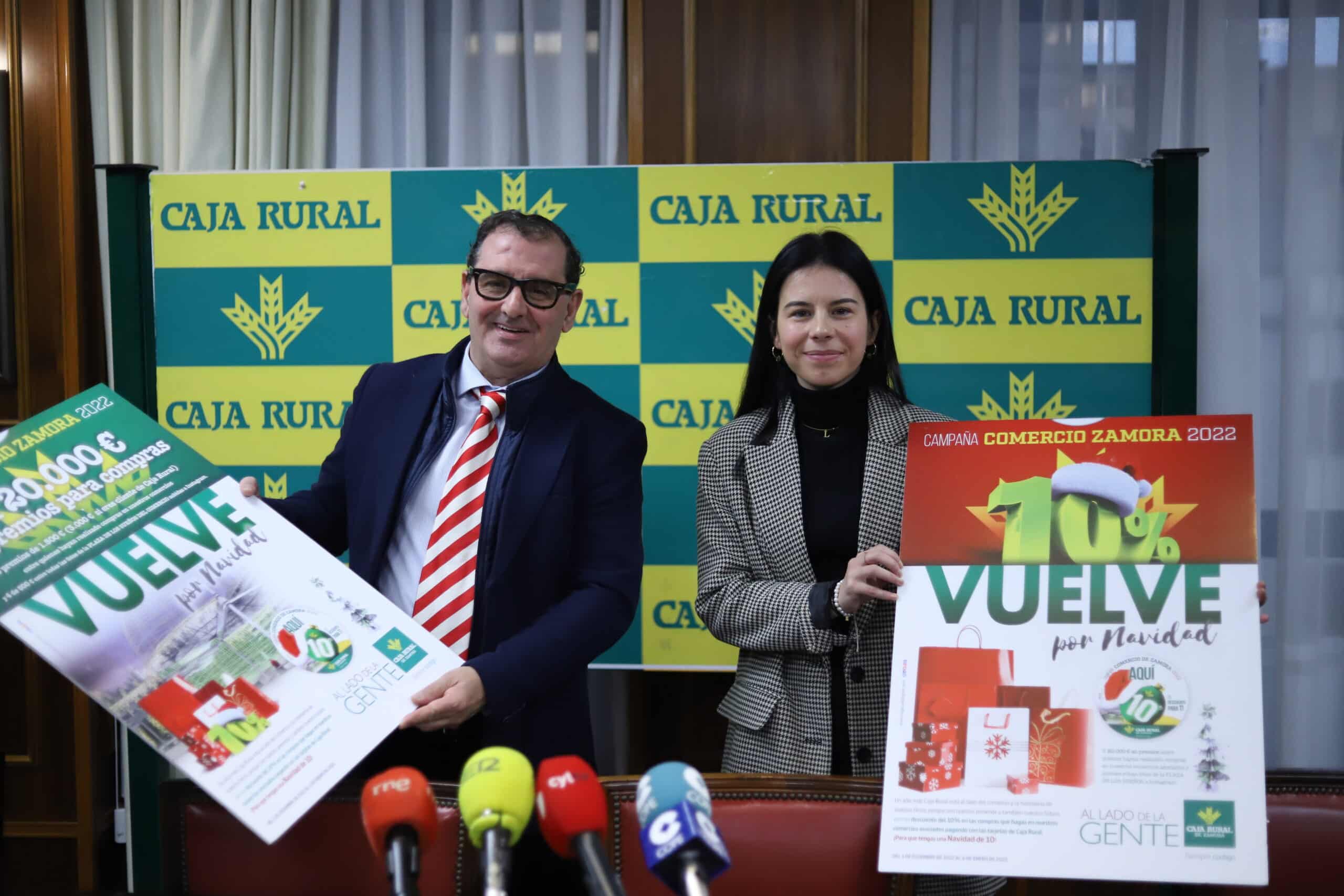 Caja Rural Zamora destinará más de un millón de euros a la campaña de Navidad del comercio