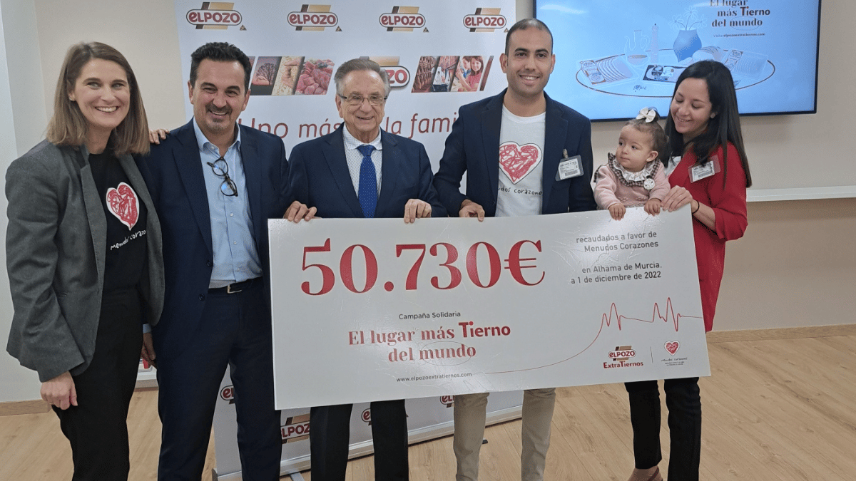 <strong>ElPozo Extratiernos recauda 50.730 euros para los programas de ayuda de la Fundación Menudos Corazones</strong>