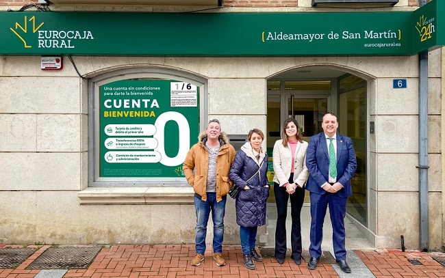 Eurocaja Rural abre oficina en Aldeamayor de San Martín (Valladolid)