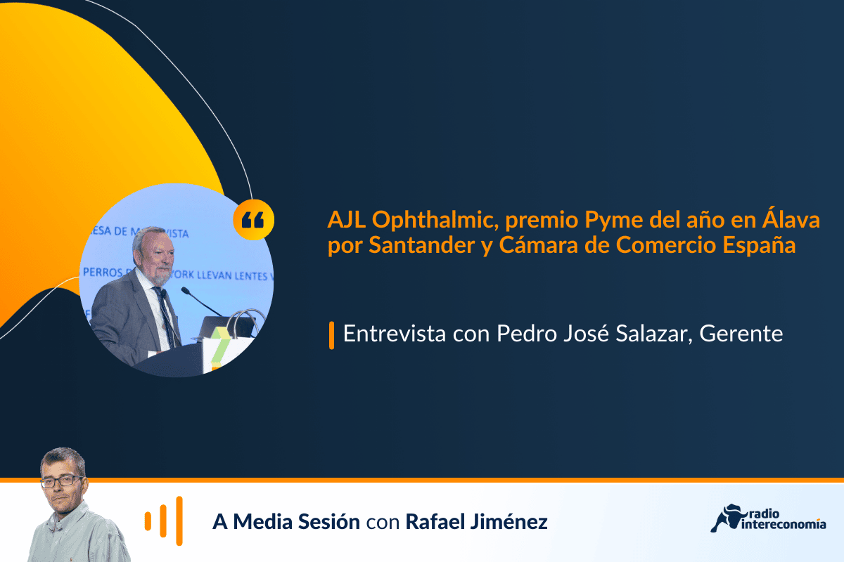 AJL Ophthalmic, premio Pyme del año en Álava por Santander y la Cámara de Comercio España