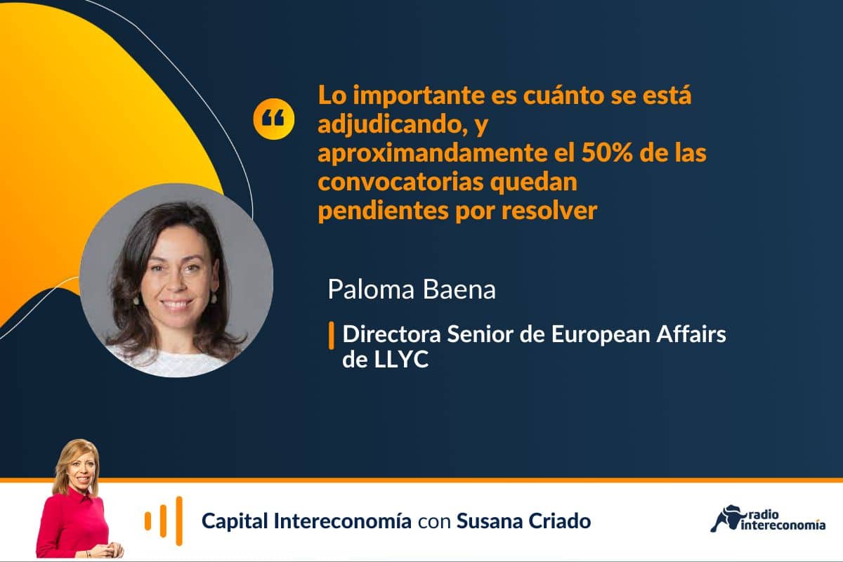 Paloma Baena (LLYC): «Hay mucho trabajo por hacer con los fondos europeos, casi la mitad de las convocatorias están sin resolver»