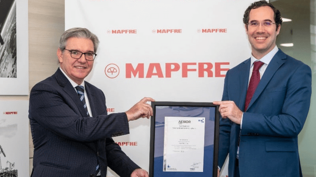 AENOR certifica el compromiso de MAPFRE y se convierte en la primera aseguradora con este reconocimiento