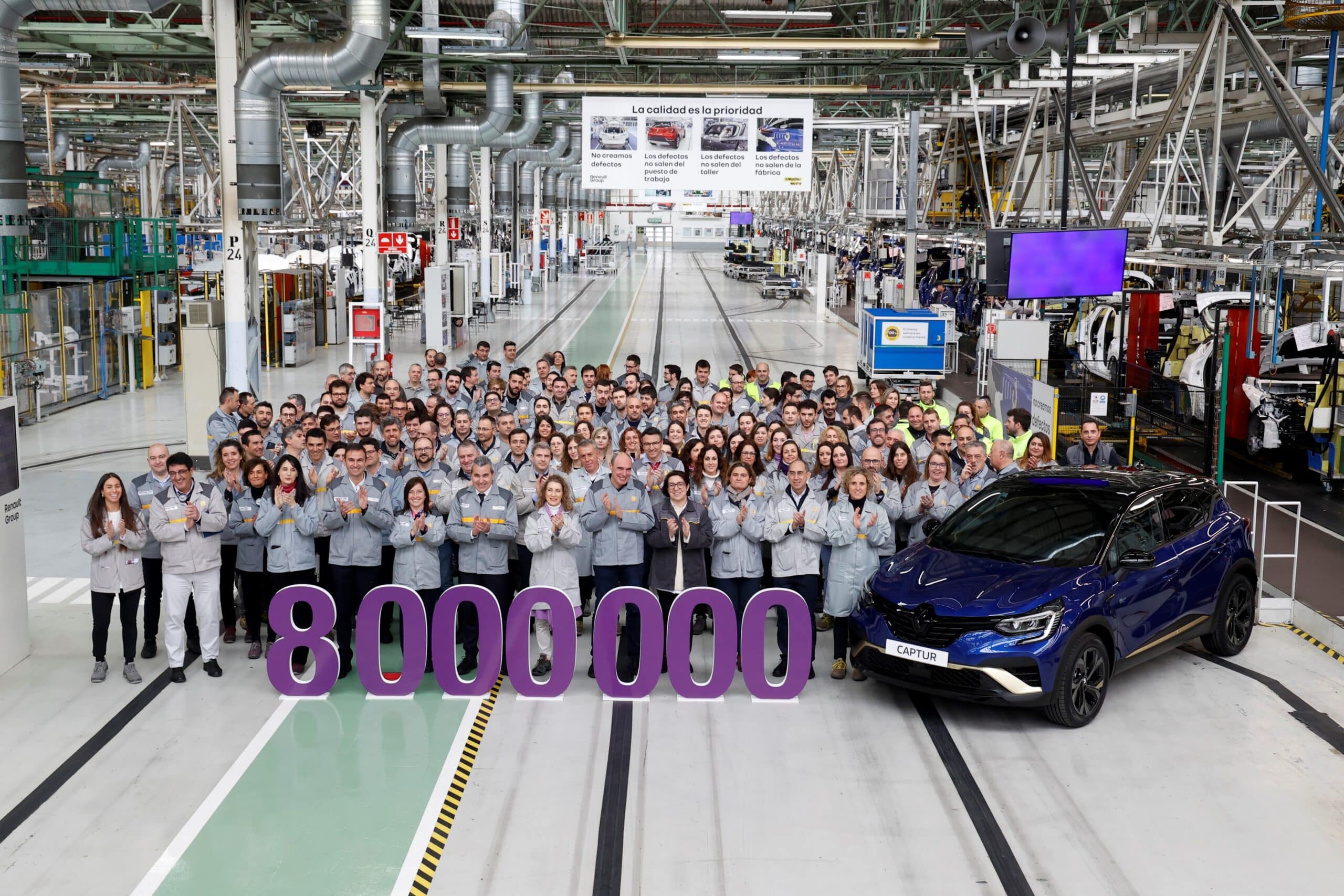 Renault produce el vehículo ocho millones de sus factorías de Valladolid