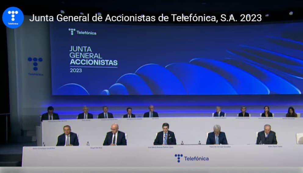 Junta de accionistas de Telefónica: fin al bonus de los ejecutivos y dividendo de 0,30 euros