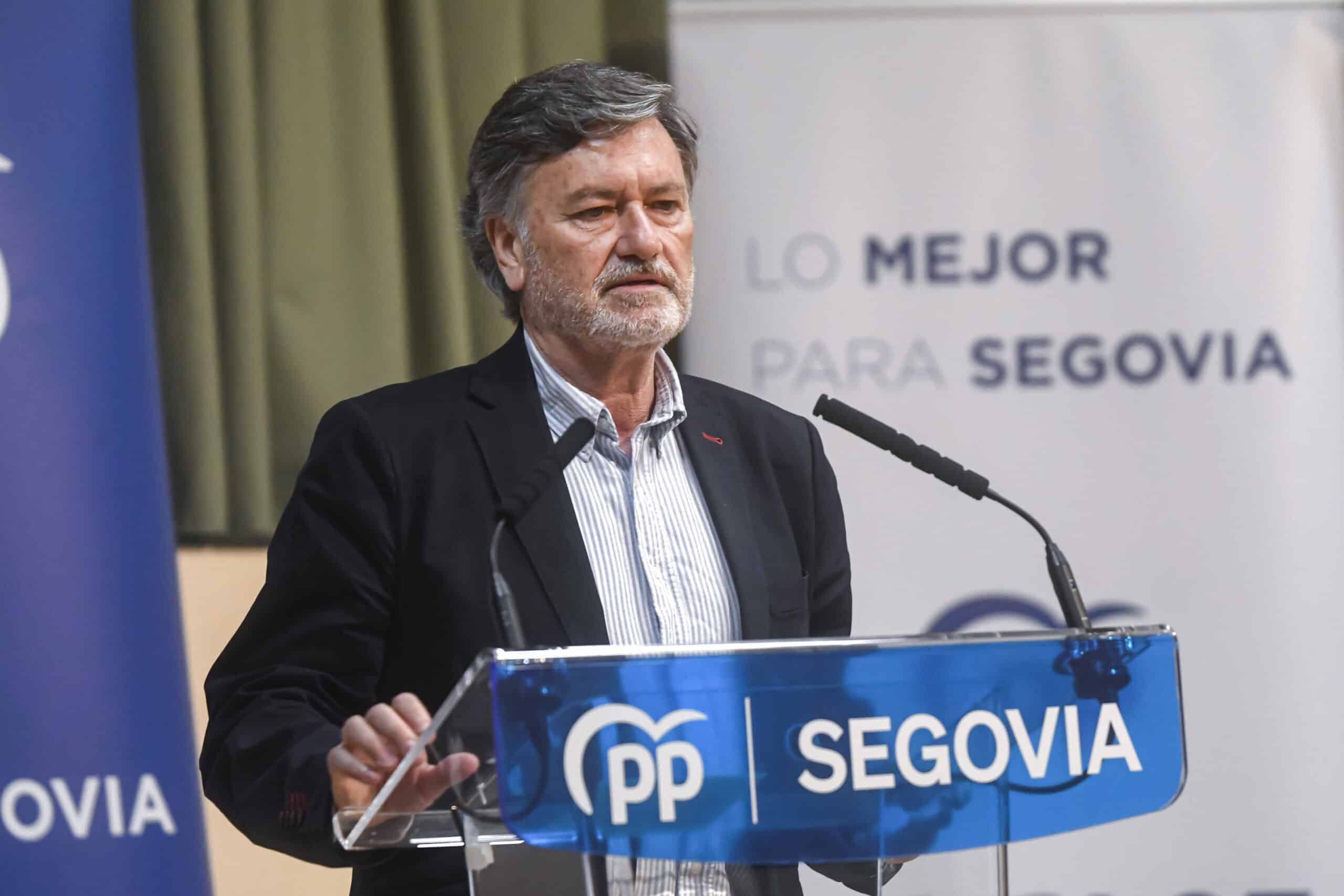 Vázquez (PP) tacha de «turismo electoral» el acto de Pedro Sánchez en Segovia