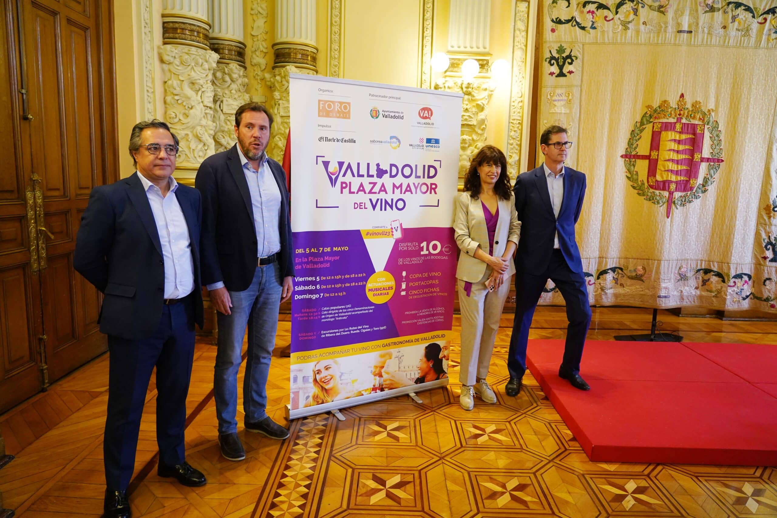 Valladolid ‘bebe los vientos’ en la V edición de la Plaza Mayor del Vino, del 5 al 7 de mayo