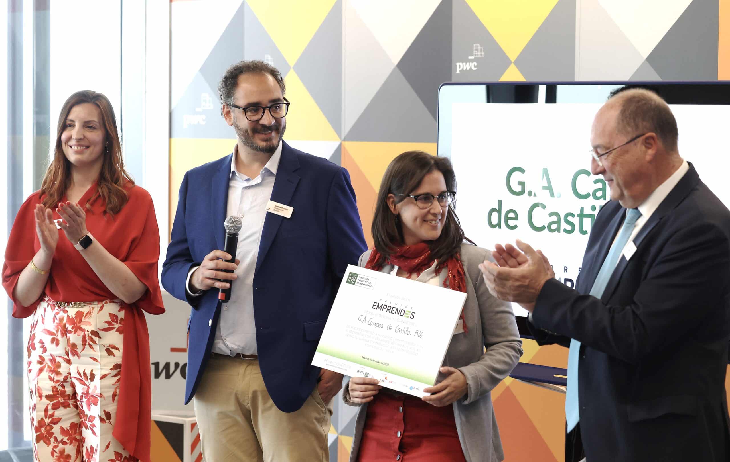 Grupo Alimentario Campos de Castilla, premio Emprende de la Fundación Carlos Moro