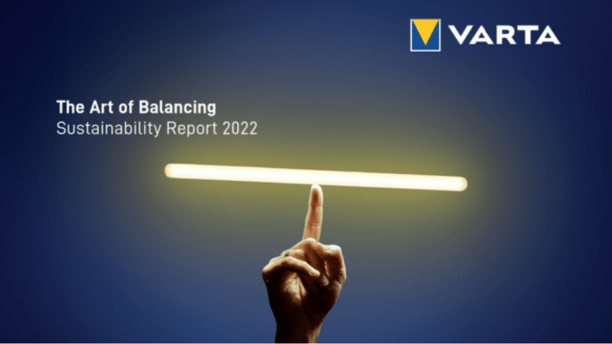 VARTA presenta su Informe de Sostenibilidad del año 2022