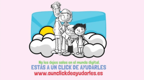 «A un click de ayudarles» la nueva campaña de Fundación Atresmedia y la AETD para guiar a los padres