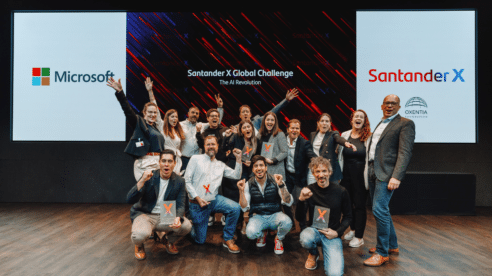 Tres empresas españolas se alzan con la mitad de los premios del reto global de Santander X ‘The AI Revolution’