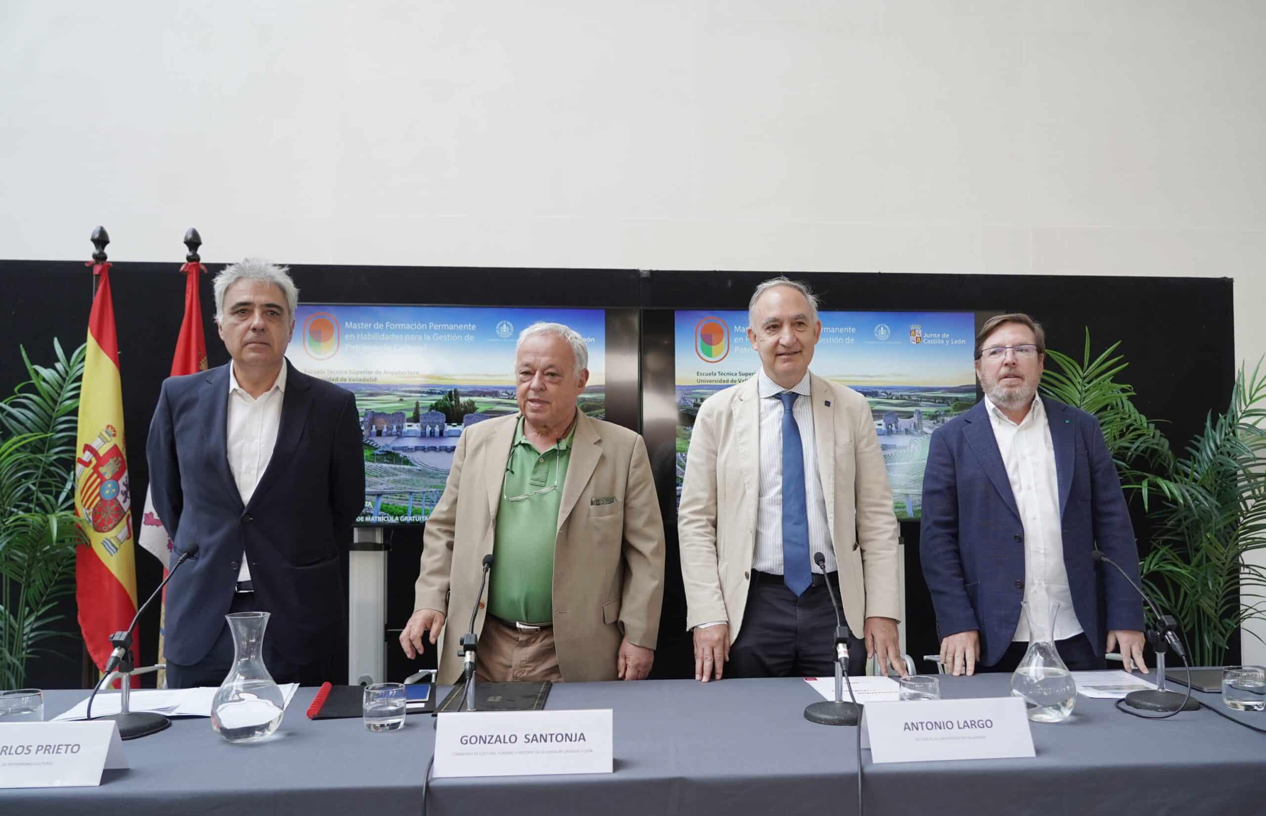 Junta y Universidad de Valladolid rescatan el Máster en Gestión de Patrimonio Cultural