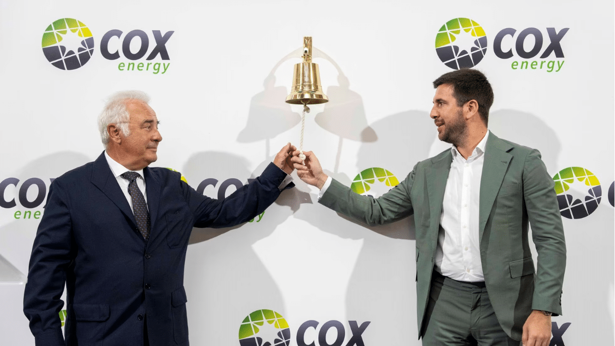 Cox Energy debuta en la Bolsa española con una subida de más del 25%