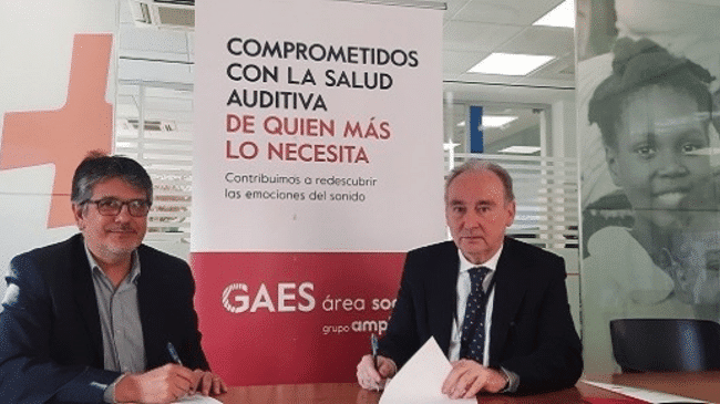 GAES y Cruz Roja firman un acuerdo para mejorar la salud auditiva de las personas más vulnerables