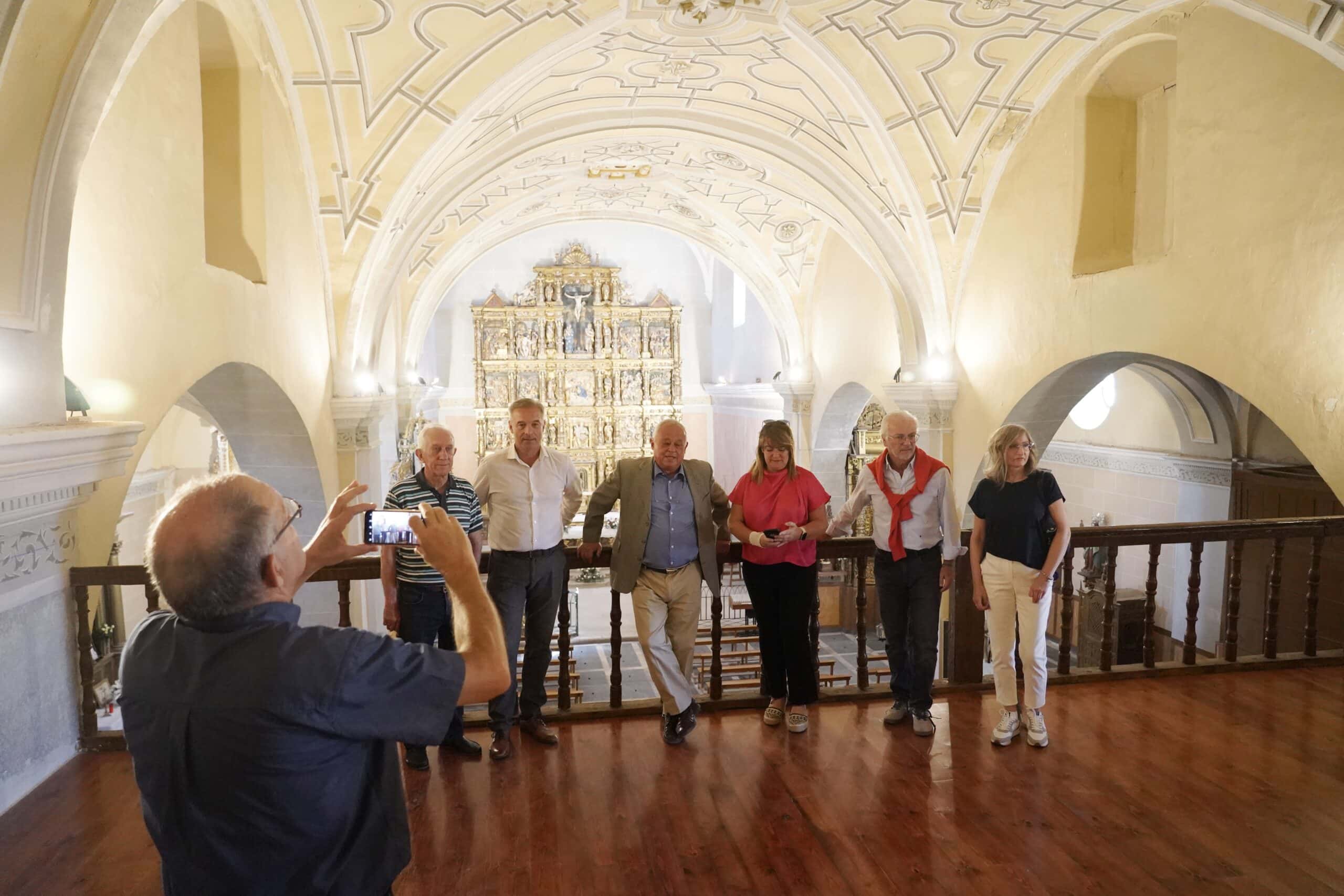 Cultura invierte 80.000 euros en el coro de la iglesia de Torrecilla de la Orden, declarada BIC