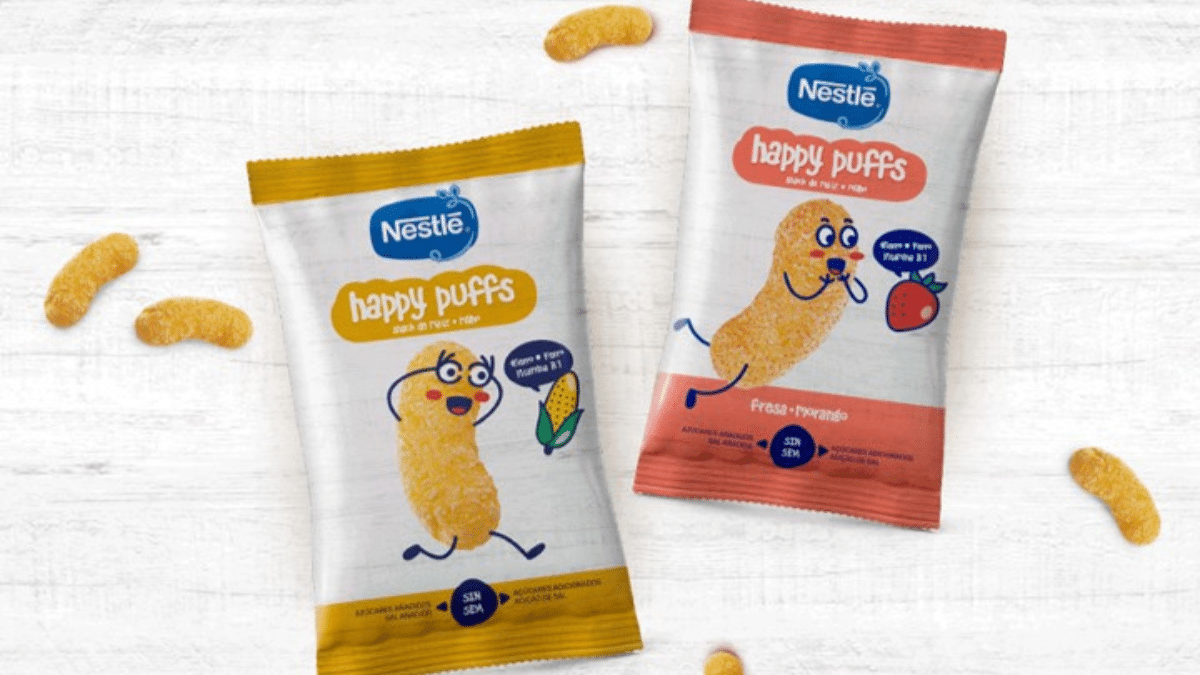 Descubre Nestlé Happy Puffs, el nuevo snack para los más pequeños