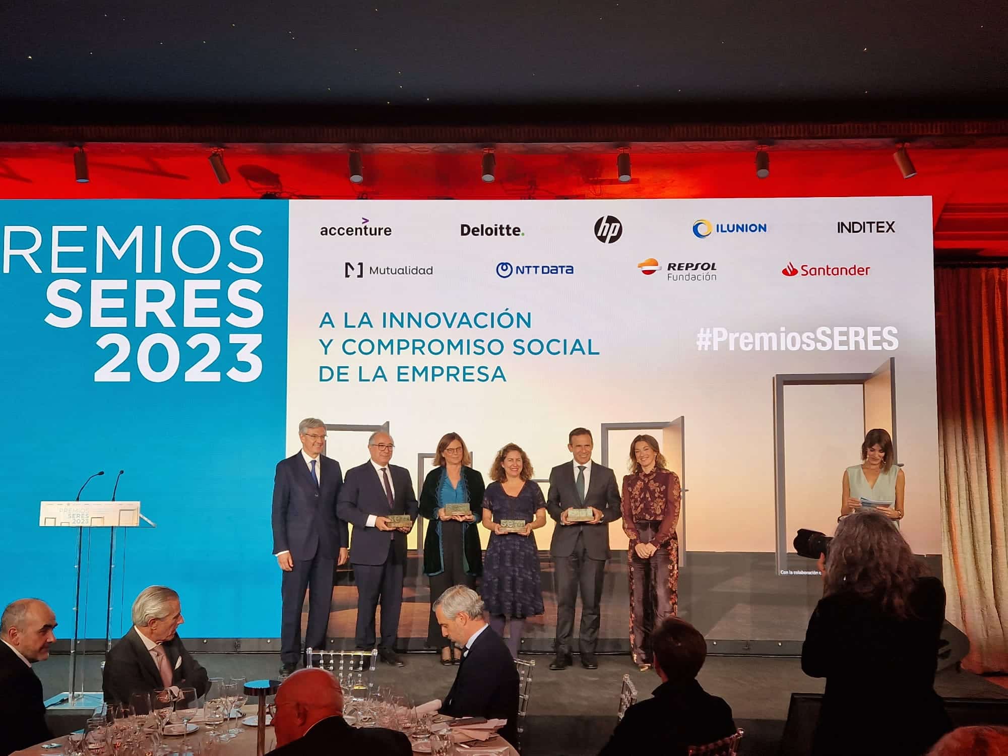 CaixaBank, Ebro Foods, Fundación Telefónica y Sogeviso, premios SERES2023 por su compromiso con la innovación social