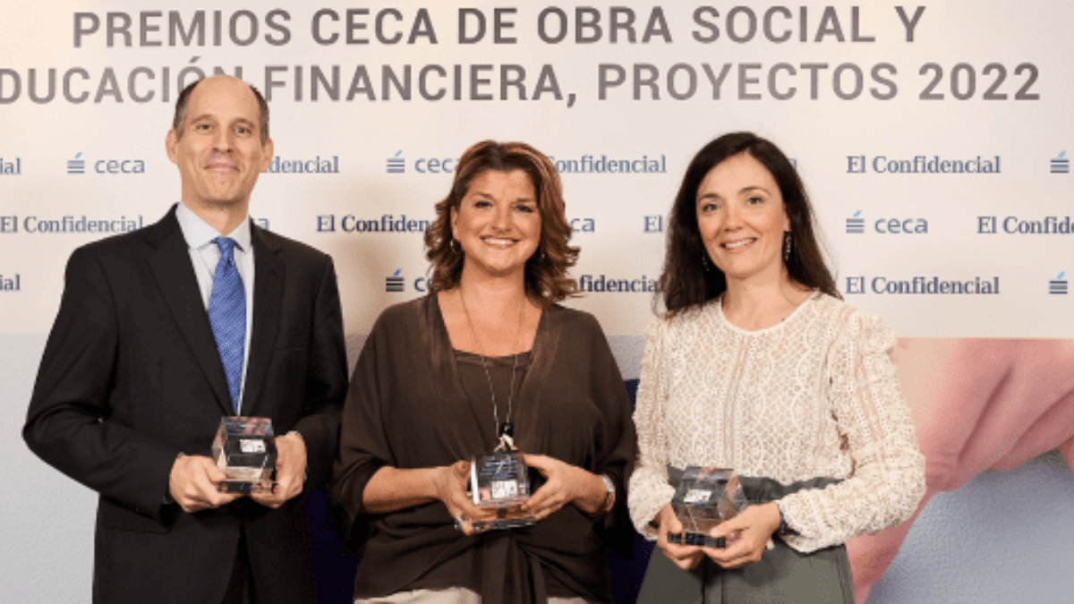 Fundación Ibercaja, galardonada en los Premios CECA de Obra social y Educación Financiera
