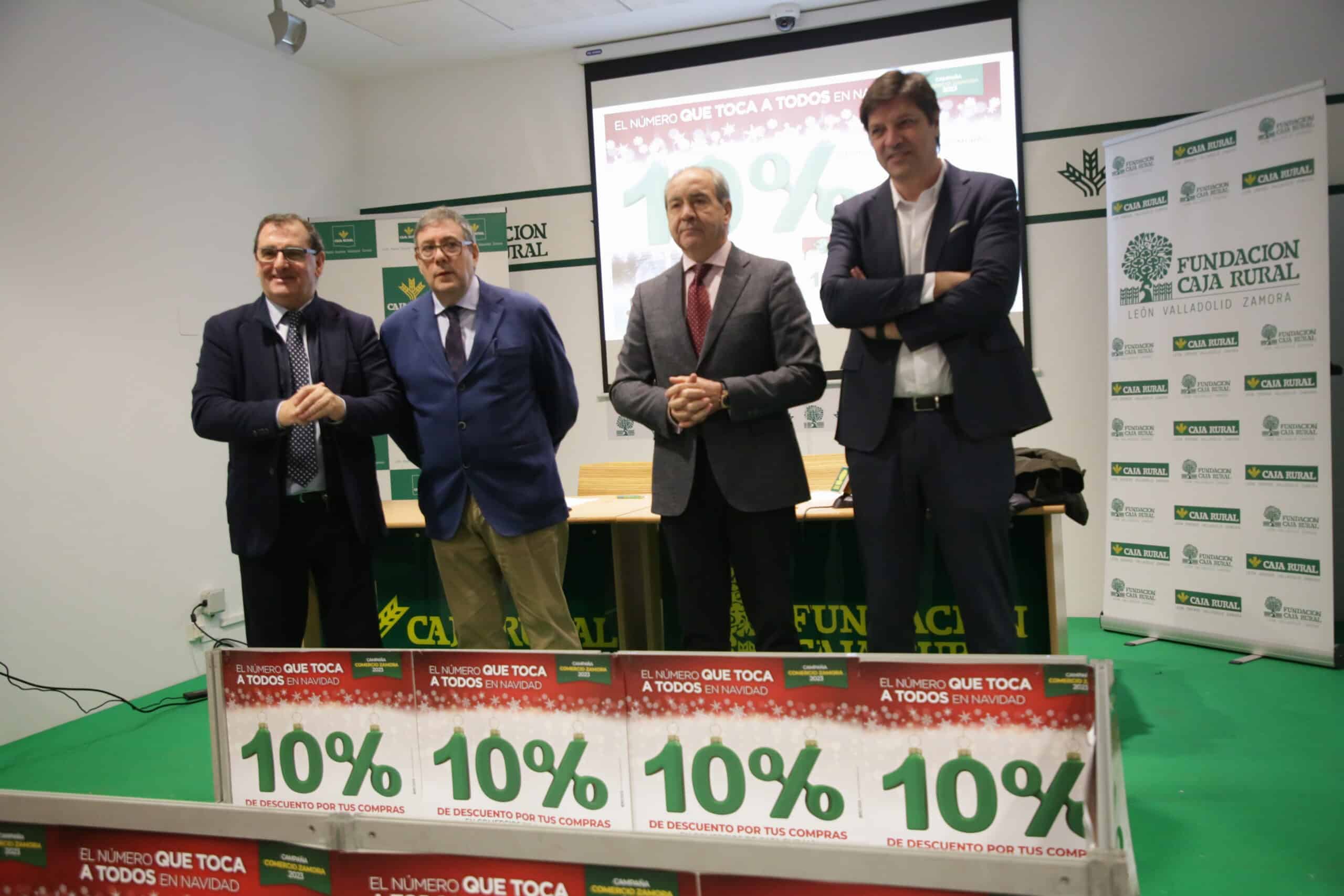La campaña de Navidad de Caja Rural Zamora se salda con 150.000 operaciones en mil empresas