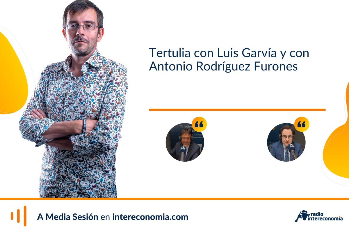 Tertulia económica con Luis Garvía y  Antonio Rodríguez Furones: crisis del campo, protestas y sequía