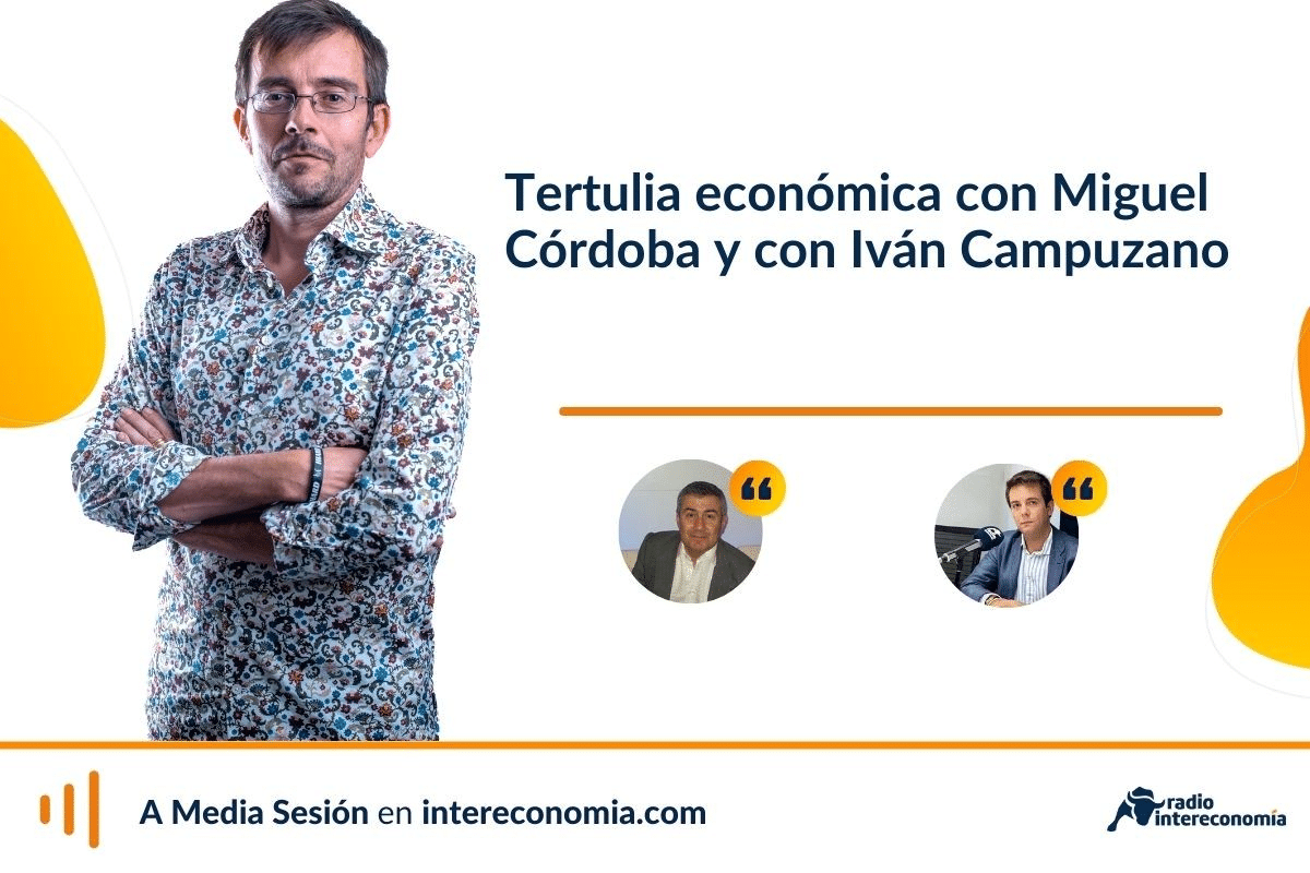 Tertulia económica con Miguel Córdoba y con Iván Campuzano: datos de paro, afiliación y turismo en España