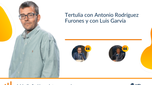 Tertulia económica con Antonio Rodríguez Furones y con Luis Garvía: dato de paro, precios de la luz y fiscalidad