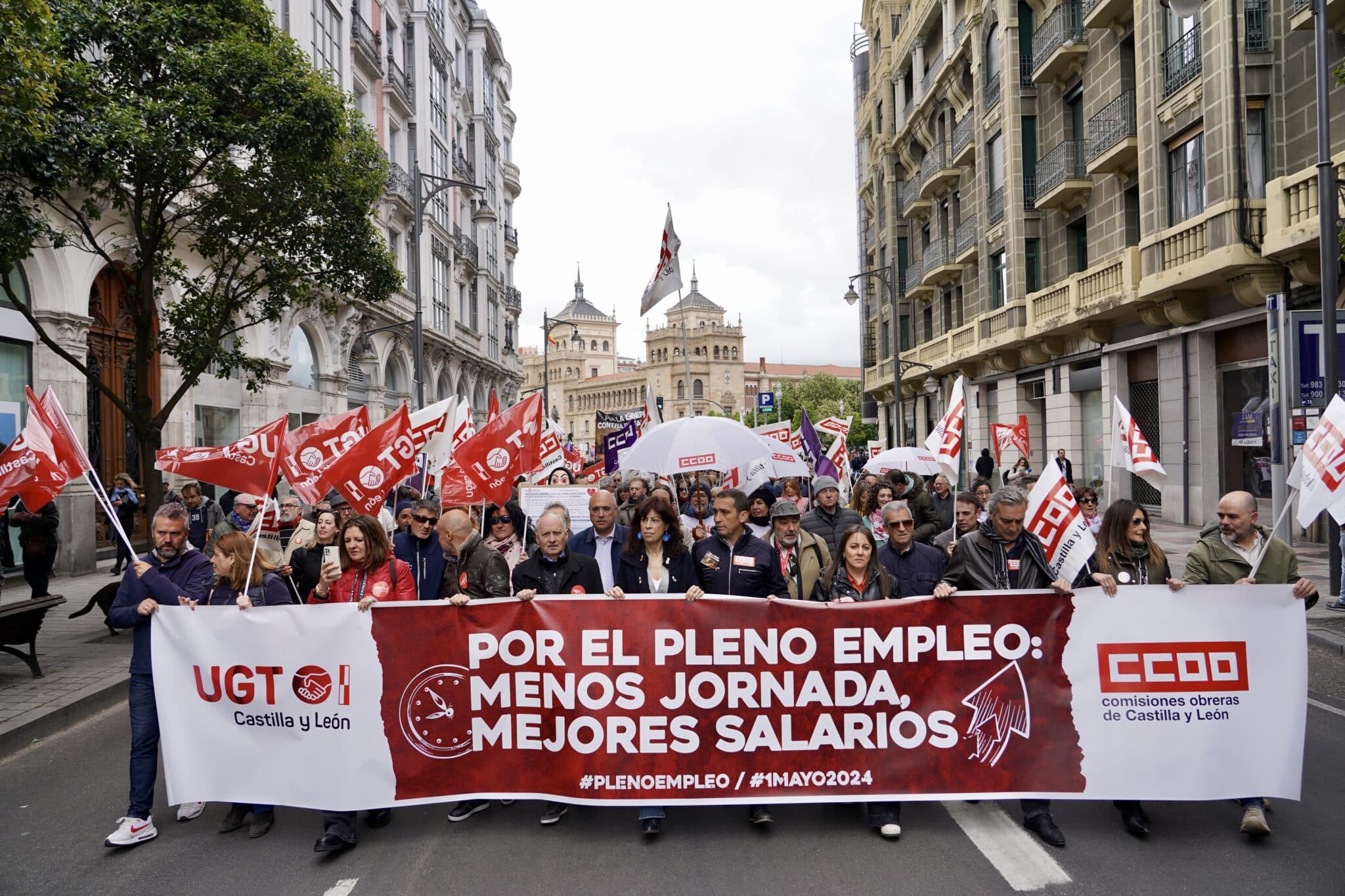 Los sindicatos, liberados de simpatizantes, apenas juntan a 9.000 personas en catorce manifestaciones