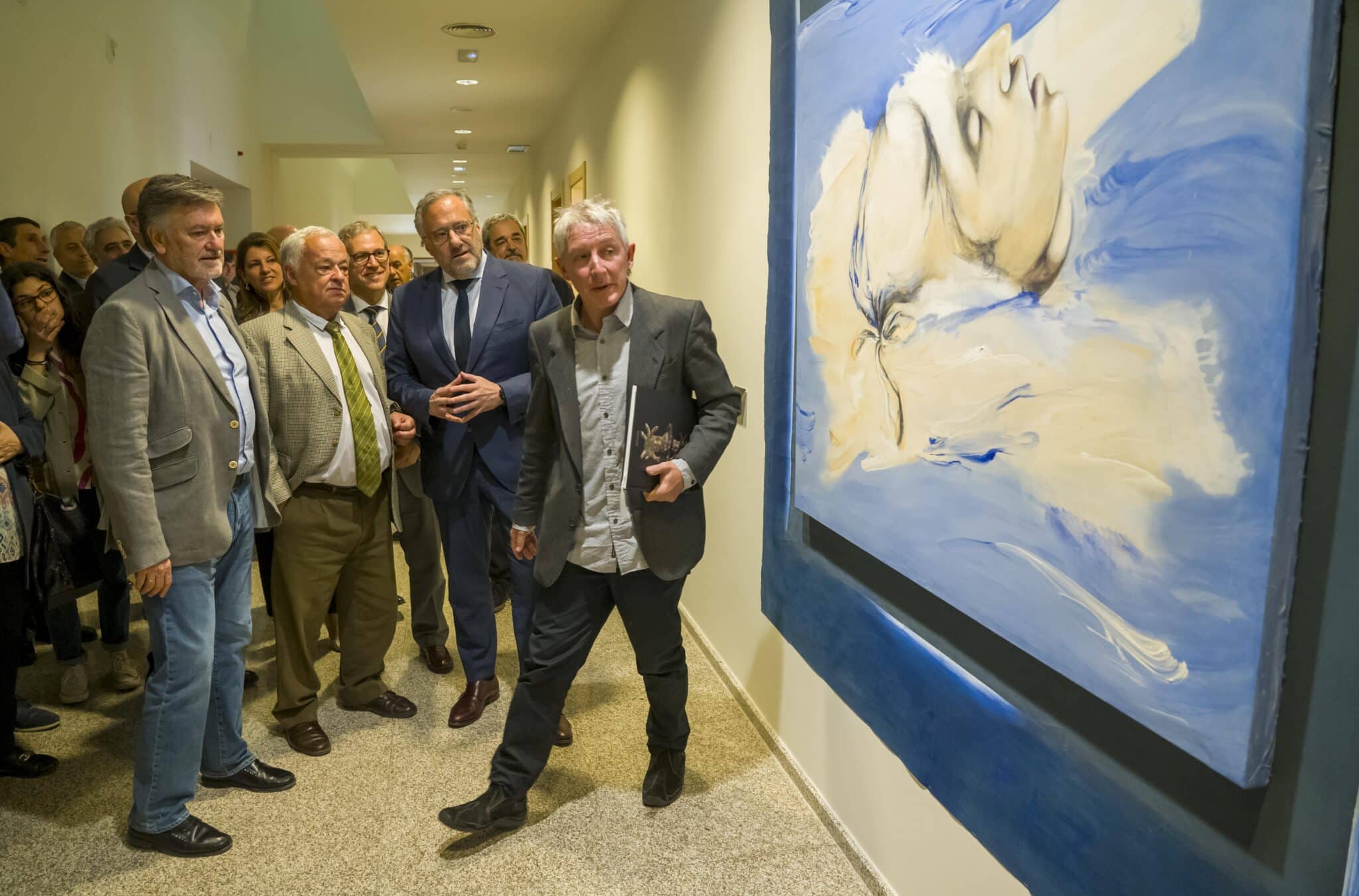 El pintor Luis Moro cede a las Cortes la obra ‘Santa Catalina de Alejandría’