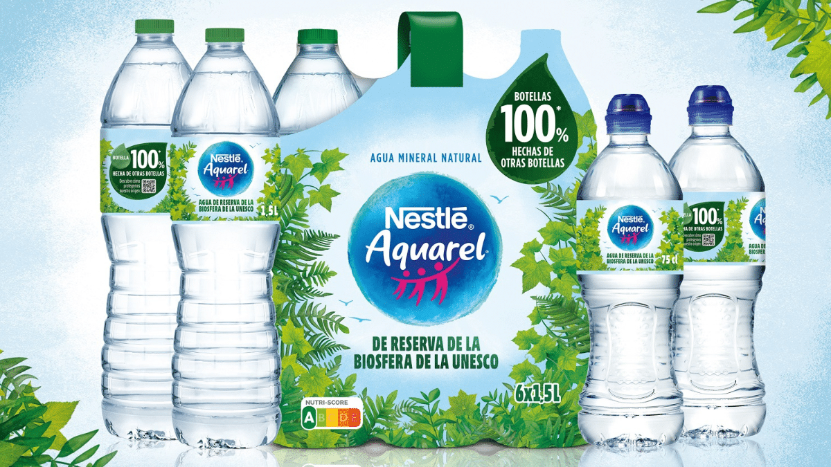 Nestlé España utiliza plástico 100% reciclado en los  formatos más exitosos de sus botellas de agua  