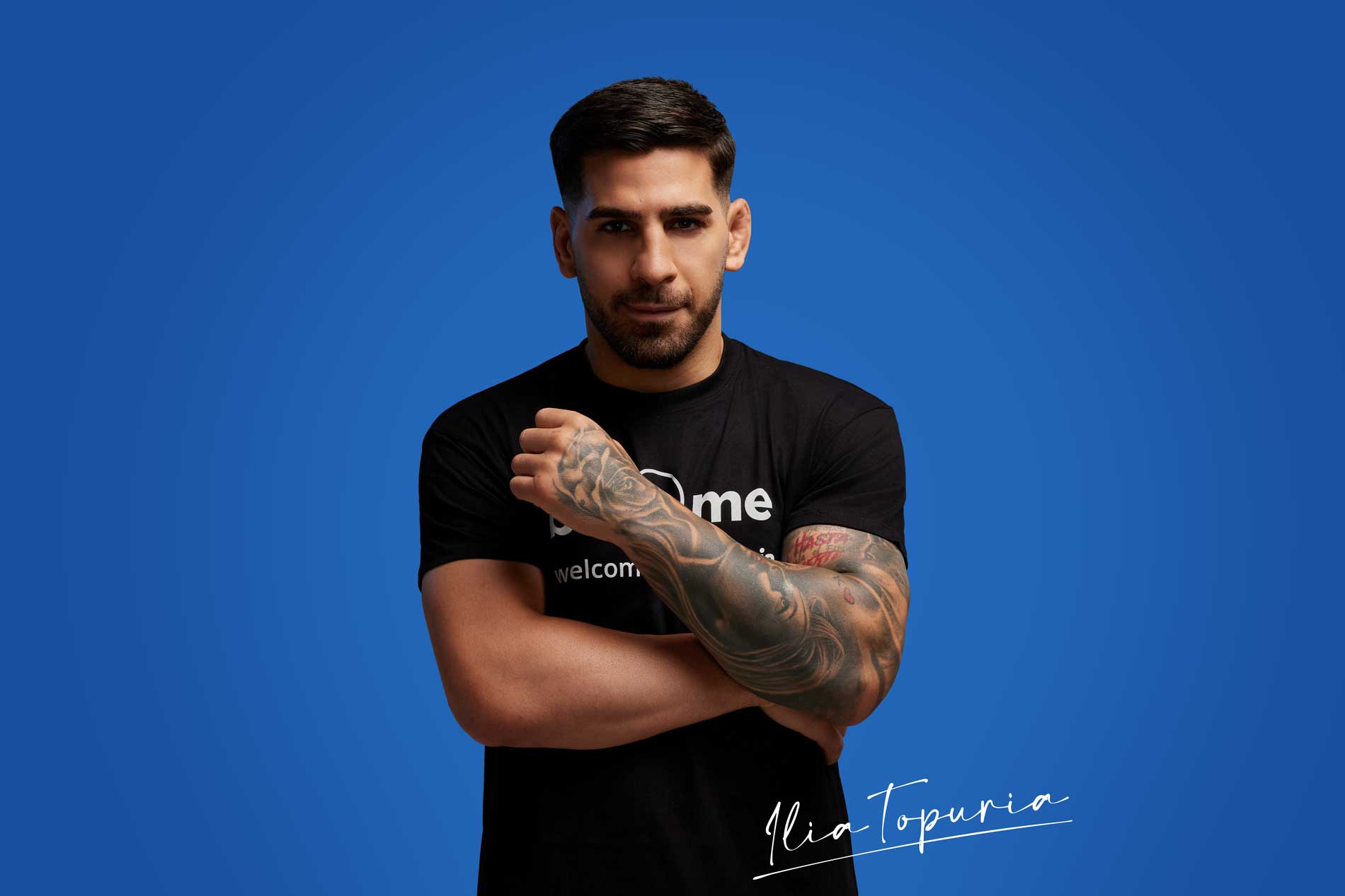 Bit2Me ficha a Ilia Topuria para su nueva campaña publicitaria: «Si quieres ser el mejor, opera como el mejor»