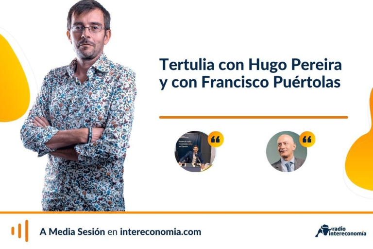 Tertulia con Hugo Pereira y con Francisco Puértolas: Paquete de Primavera de la UE y rebaja del IRPF en Madrid