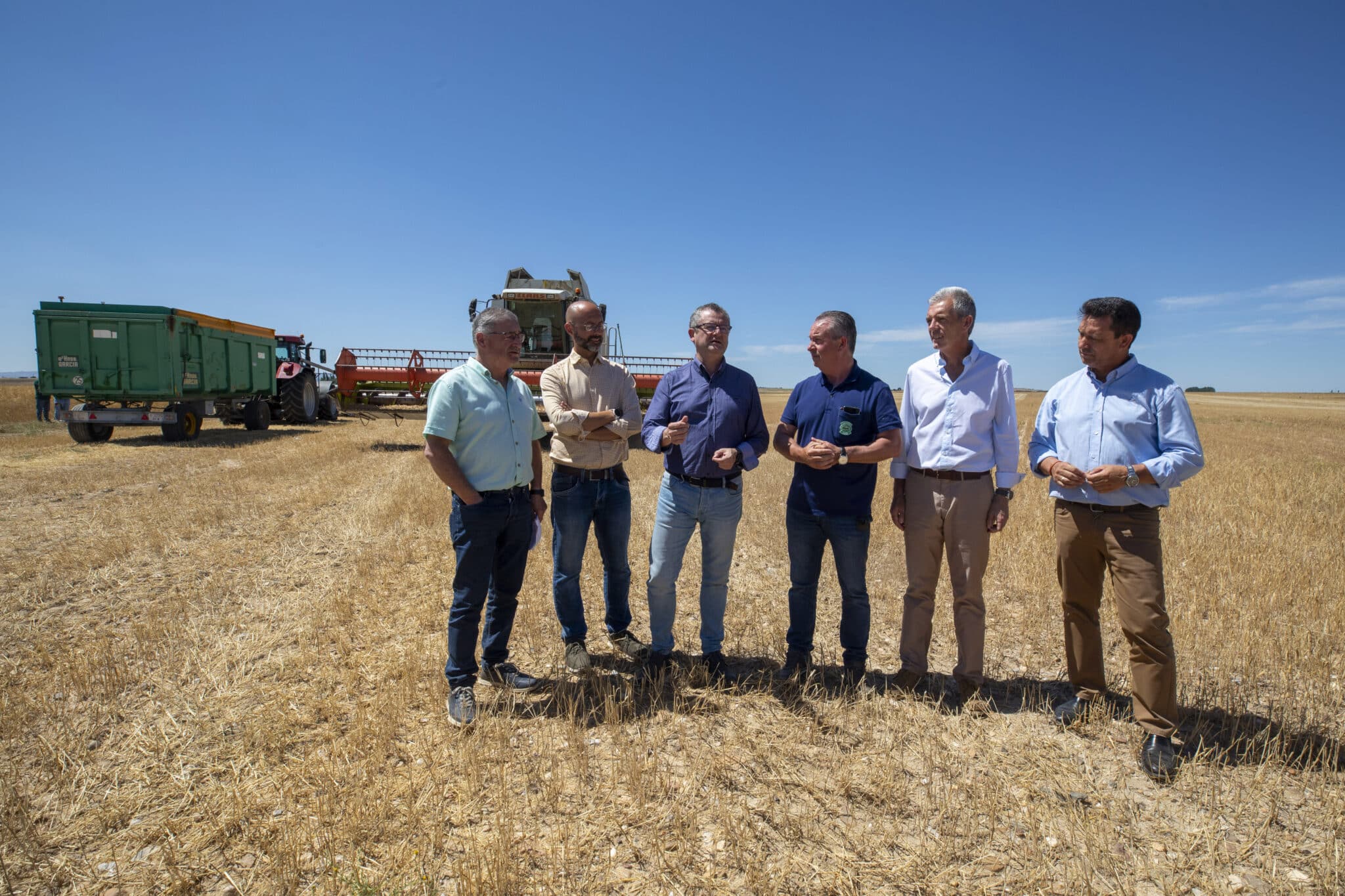 La cosecha de cereal alcanzará los 6,38 millones de Tm. con una media de 3.900 kilos/Ha.