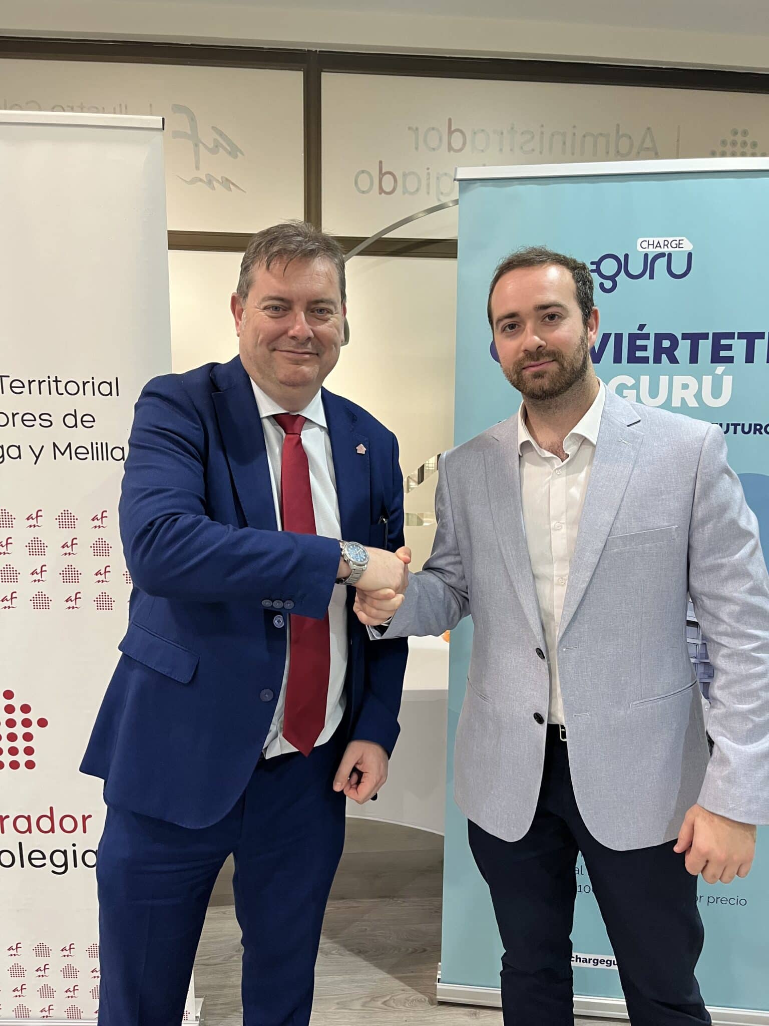ChargeGuru firma un acuerdo de colaboración con el Colegio de Administradores de Fincas de Málaga y Melilla