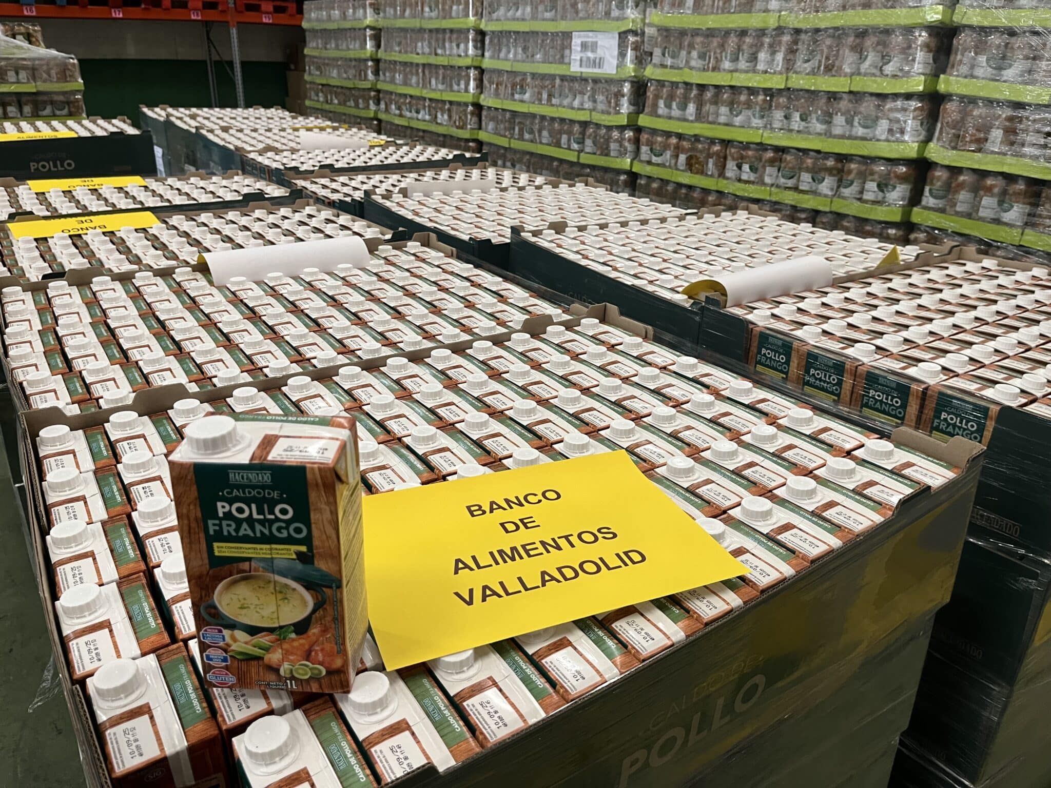 Mercadona ha entregado este año 108 Tm de productos al Banco de Alimentos de Valladolid