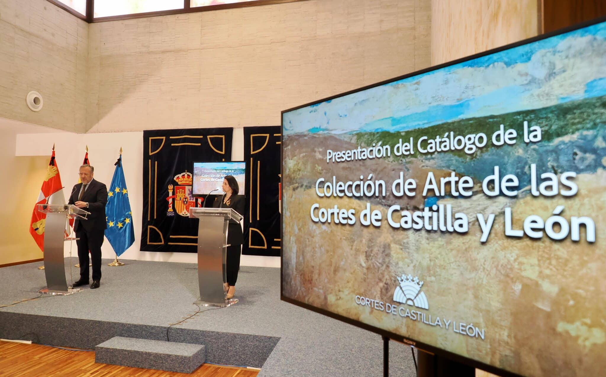 Las Cortes editan un catálogo de su colección de obras de arte y anuncian visitas guiadas
