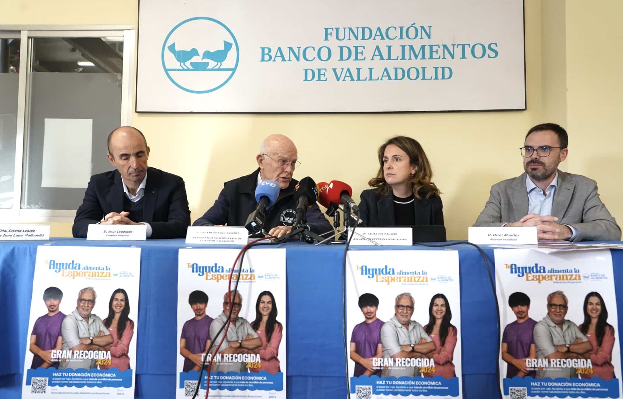 Banco de Alimentos de Valladolid prevé recaudar 300.000 euros en la ‘Gran Recogida 2024’