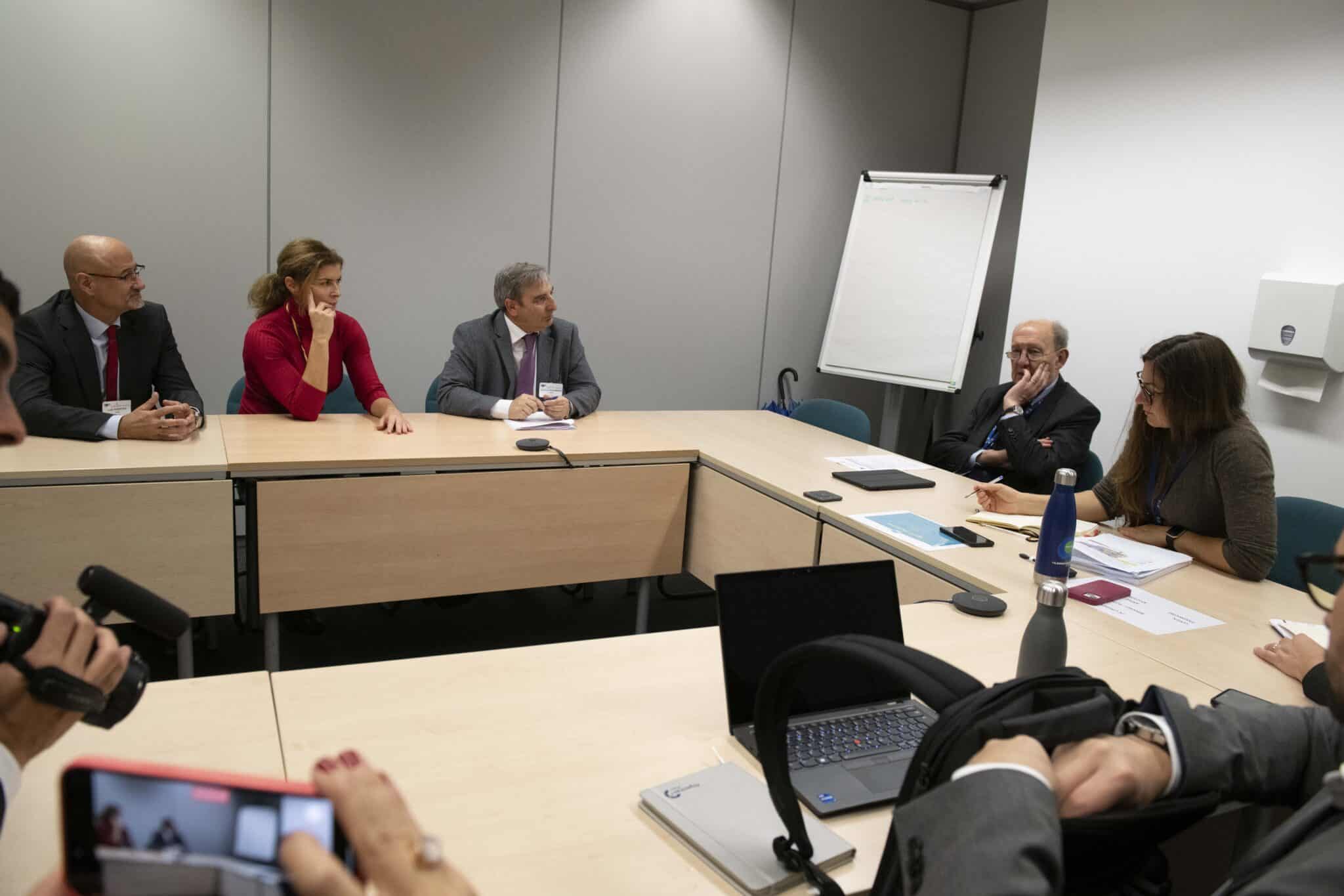 Sanz Merino defiende en Bruselas la conexión de Francia con el Corredor Atlántico