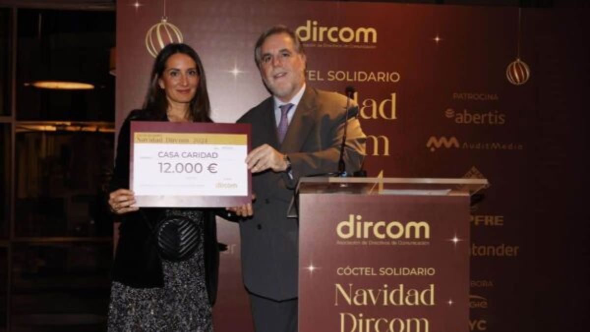 Dircom dona 12.000 euros a Casa Caridad de Valencia para apoyar a las familias afectadas por la DANA