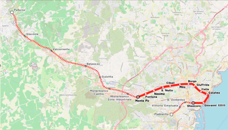 SIS, participada por Sacyr, se adjudica un tramo del Metro de Catania (Italia) por 107 millones de euros