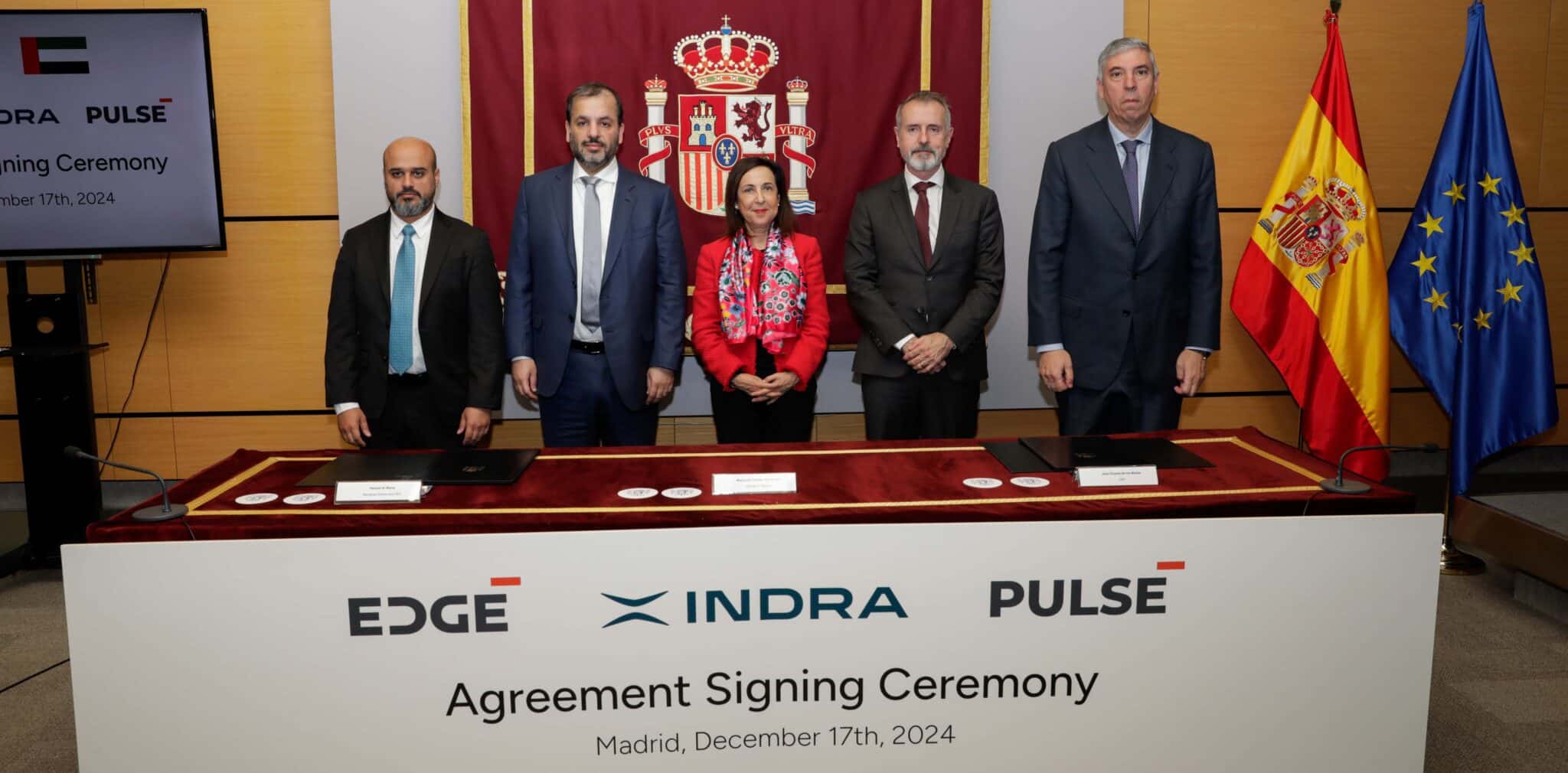 Indra y EDGE Group formalizan una joint venture, PULSE, para diseñar y fabricar radares en Abu Dhabi